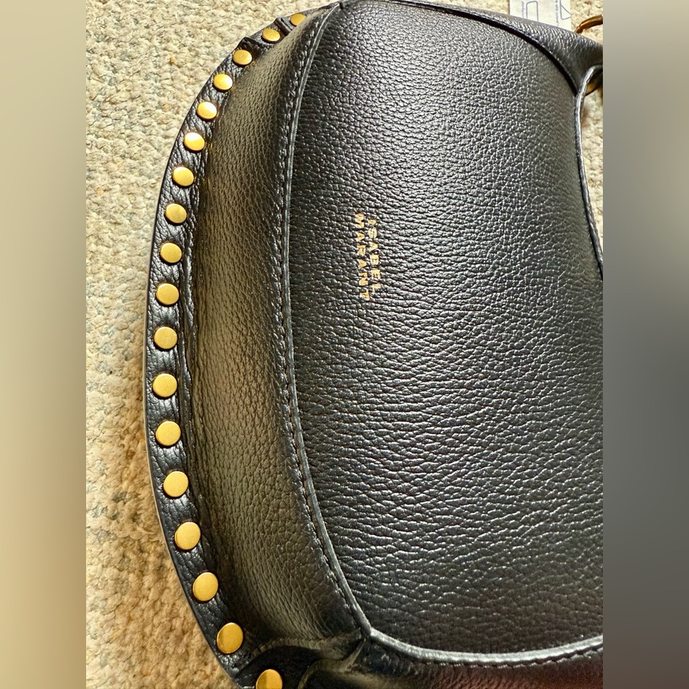 Isabel Marant Oksan Moon leather shoulder bag - Picture 4 of 11